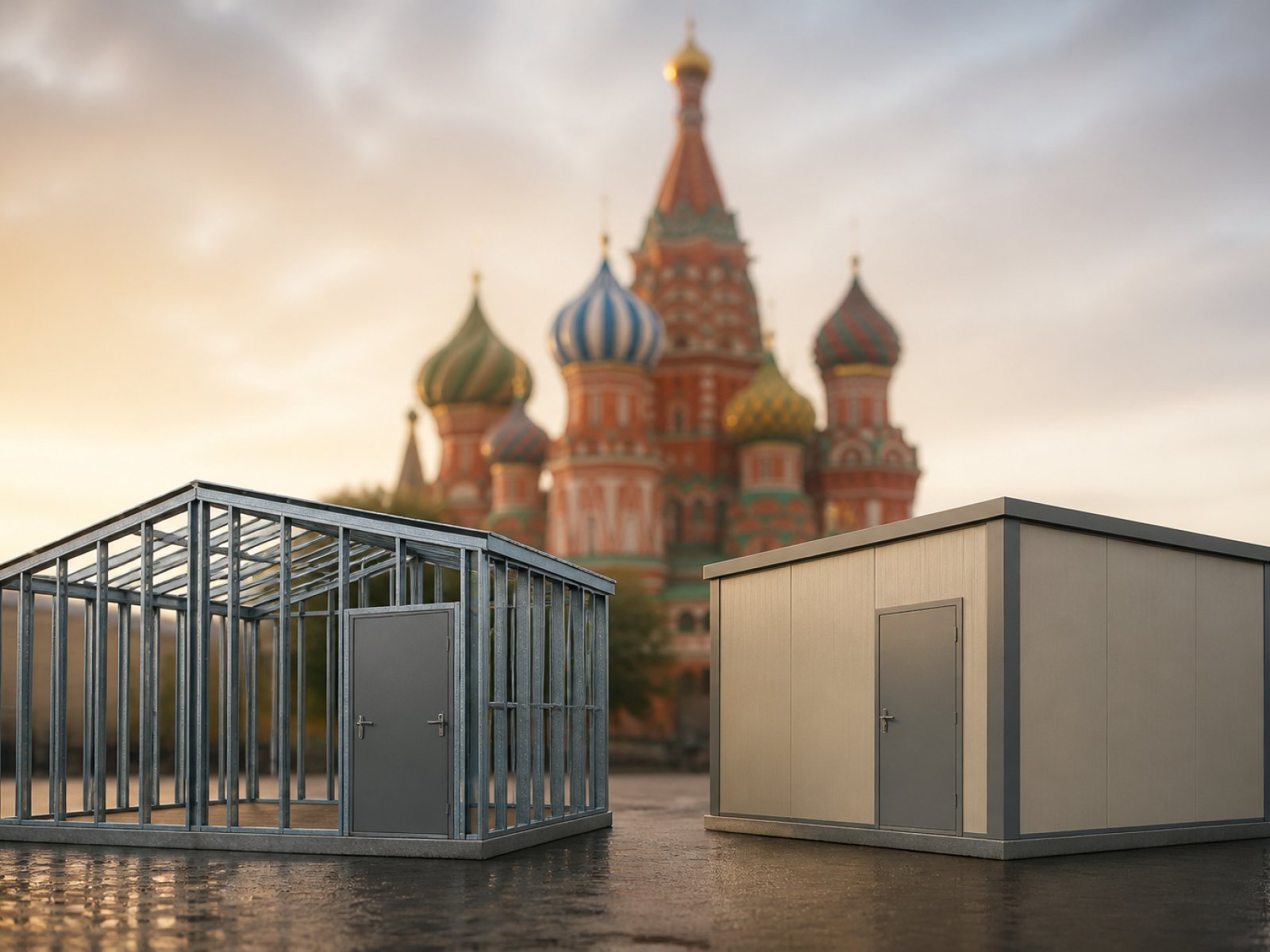Бытовки каркасные или из сэндвич-панелей: что выгоднее в Москве в 2026 году